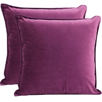 NF Living Velvet Cushion - Aubergine 45x45cm