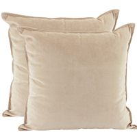 NF Living Velvet Cushion - Nude 45x45cm