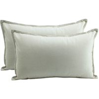 NF Living Velvet Lumbar Cushion - Champagne 30x50cm