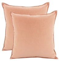 NF Living Velvet Cushion - Coral 55x55cm