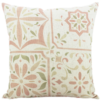 NF Living Linen Cushion - All Tiled Up 50x50cm