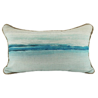 NF Living Linen Lumbar Cushion - Vitamin Sea 30x50cm