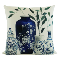 NF Living Velvet Cushion - Dream Come Blue 50x50cm