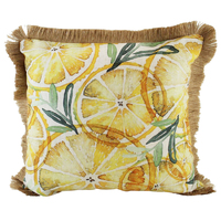 NF Living Linen Cushion - Feeling Zesty 50x50cm