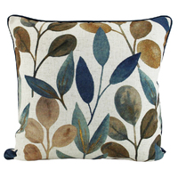 NF Living Linen Cushion - Keanu Leaves 50x50cm