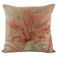 NF Living Linen Cushion - Orlando Blooms 50x50cm