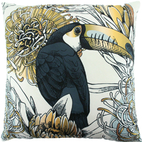 NF Living Velvet Cushion - Toucan Do It 50x50cm