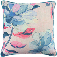 NF Living Linen Cushion - Moody Blooms 50x50cm