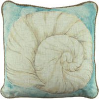 NF Living Linen Cushion - Shell I Compare 50x50cm