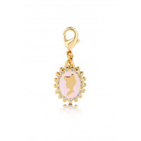 Disney Couture Kingdom - Cinderella - Necklace Charm Yellow Gold