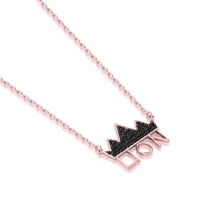 Disney Couture Kingdom - The Lion King - Crown Necklace Rose Gold
