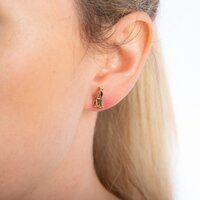 Disney Couture Kingdom - The Emperor's New Groove - Kuzco Llama Stud Earrings Yellow Gold