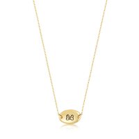 Disney Couture Kingdom - Minnie Mouse - Signature Necklace Yellow Gold
