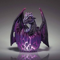 Edge Sculpture - Lit Dragon Egg Purple