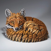 Edge Sculpture - Curled Up Fox