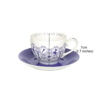 English Ladies Rapunzel - Colour Story Cup And Saucer - Tea Set