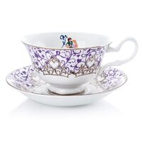 English Ladies Tangled - Rapunzel - Wedding Cup And Saucer