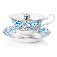 English Ladies Snow White - Wedding Cup And Saucer