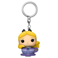 Pop! Vinyl Keychain - Disneyland 65th Anniversary - Alice in Teacup