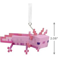 Hallmark Resin Hanging Ornament - Minecraft Axolotl