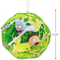 Hallmark Resin Hanging Ornament - Rick and Morty
