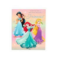 Hallmark Card - Disney Princess Birthday Activity Card