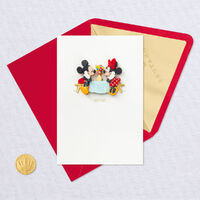 Hallmark Card - Signature Studio Disney Mickey & Minnie Mouse XOXO Card