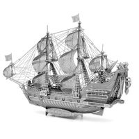 Metal Earth - 3D Metal Model Kit - ICONX Queen Anne's Revenge