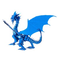 Metal Earth - 3D Metal Model Kit - ICONX Blue Dragon