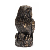 Jardinopia Cane Companion - Antique Bronze Barn Owl