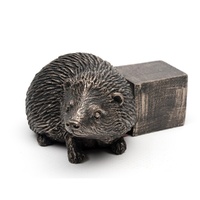 Jardinopia Potty Feet - Antique Bronze Hedgehog (Set Of 3)