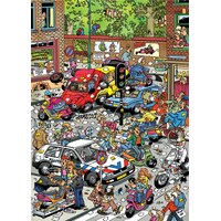 Jan Van Haasteren Puzzle 500pc - Traffic Chaos