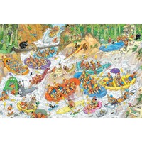 Jan Van Haasteren Puzzle 1500pc - Wild Water Rafting