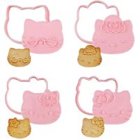 Chefmade x Sanrio - Hello Kitty Biscuit Moulds (Set of 4)