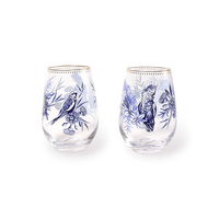 La La Land Dynasty Of Nature - Large Glass Tumblers