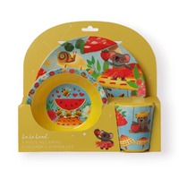 La La Land Bush Party - Melamine Kid's Dinner Set