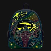 Loungefly Jimi Hendrix - Psychadelic Landscape Glow Mini Backpack