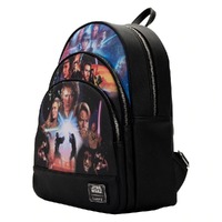 Loungefly Star Wars - Prequel Trilogy Triple Pocket Mini Backpack