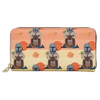 Loungefly Star Wars: The Mandalorian - Bantha Ride Zip Around Wallet