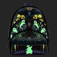 Loungefly Disney The Nightmare Before Christmas - Triple Pocket Glow Mini Backpack