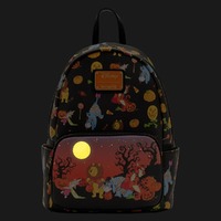 Loungefly Disney Winnie the Pooh - Halloween Group Glow Mini Backpack