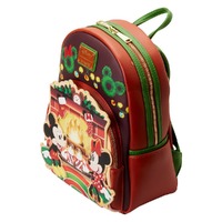 Loungefly Disney Mickey And Minnie - Christmas Fireplace Mini Backpack