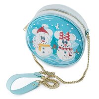 Loungefly Disney Mickey Mouse - Snowman Snow Globe Crossbody Bag