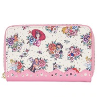 Loungefly Disney Princess - Floral Tattoo Wallet