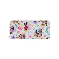 Loungefly Disney Mickey And Minnie - Floral Wallet