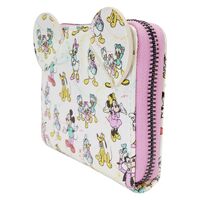 Loungefly Disney D100 - Classic All-Over Print Iridescent Zip Around Wallet