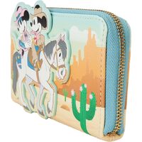 Loungefly Disney - Western Mickey & Minnie Zip Around Wallet