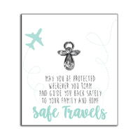 Always With You Angels Lapel Pin - Travel