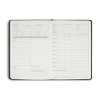 Migoals Get Sh*t Done 90 Day Fitness Planner A5 - Black