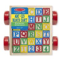 Melissa & Doug Classic Toy - ABC Block Cart